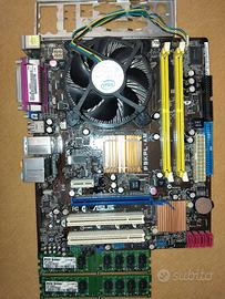 Asus p5kpl-am + CPU q6600 (quad core)e4gbRam