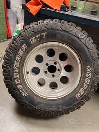 Cerchio e gomma jeep wrangler jk