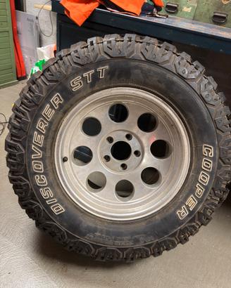 Cerchio e gomma jeep wrangler jk