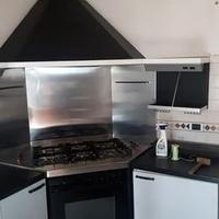 cucina fuochi, forno e cappa
