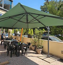 Ombrellone Braccio Laterale Orientabile a Compasso