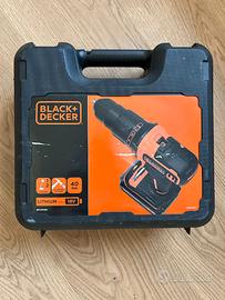 trapano avvitatore Black & Decker in valigetta