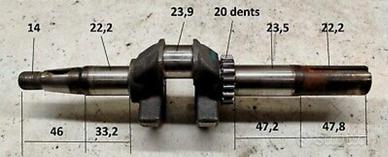 Albero motore rasaerba GGP RS100 OHV