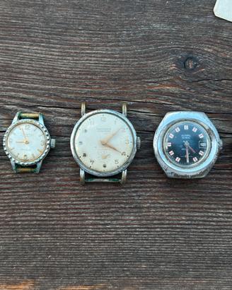 Lotto 5 orologi lady da revisionare