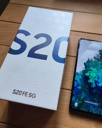 Samsung Galaxy S20 FE 128GB 5G Blu + Scatola