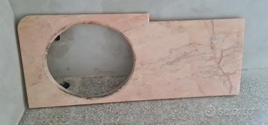 piano in marmo Rosa per lavabo bagno