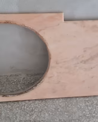 piano in marmo Rosa per lavabo bagno