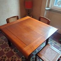 Tavolo in legno Teak, 90x90