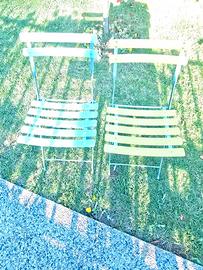 sedie da giardino pieghevoli 