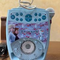 karaoke bambini Disney Frozen 2 con microfono