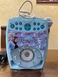 karaoke bambini Disney Frozen 2 con microfono