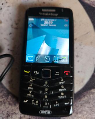 Blackberry Pearl 9105 cellulare e caricabatterie 