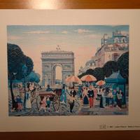 4 Stampe a colori Parigi 1981