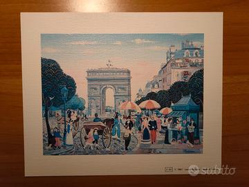 4 Stampe a colori Parigi 1981