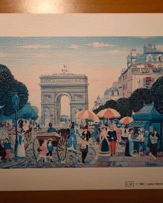 4 Stampe a colori Parigi 1981