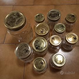 Set 12 barattoli vetro Bormioli Rocco