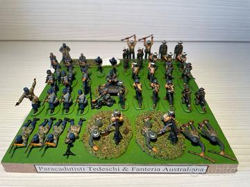 2a GM battaglia di Creta soldatini 1/72 dipinti
