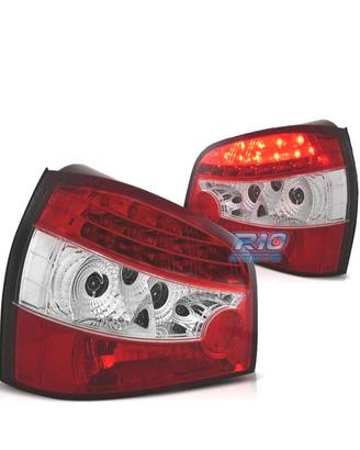FANALI A LED PER AUDI A3 8L 96-03 ROSSO CROMATO