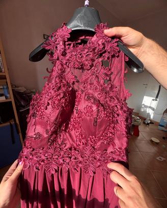 Vestito da cerimonia rosso