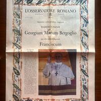 L’Osservatore Romano elezione Bergoglio