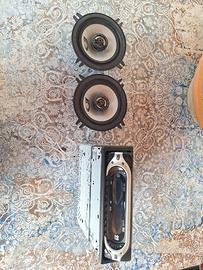 stereo sony xplod con 2 casse alpine