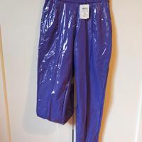 Pantaloni in lattice viola 