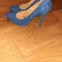 Scarpe donna decolletè blu eleganti