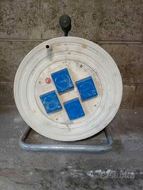 Avvolgicavo industriale scame 4 prese