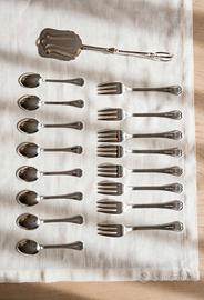 Set posate vintage per dolce/dessert Silver Plated
