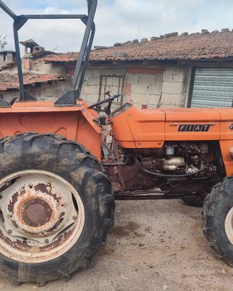 trattore 480 DT fresa aratro cassone rimorchio