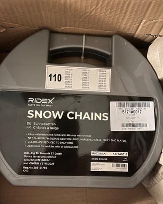 Catene neve RIDEX COD 5171A0017