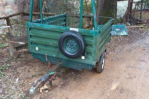 carrellino con gancio sponda levabile