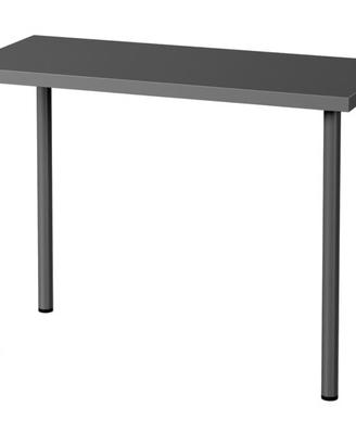 Tavola linnmon ikea grigi + 4 gambe nere