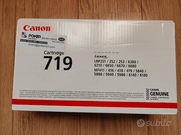 cartuccia originale Canon 719 nuova