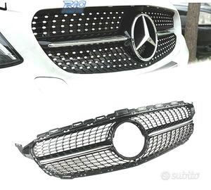 GRIGLIA MERCEDES W205 C205 AMG 19- LOOK DIAMOND NE