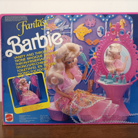 Barbie Fantasy Trono Specchiera Mattel Nuovo