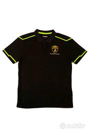 Polo nera Lamborghini Squadra Corse originale