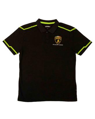 Polo nera Lamborghini Squadra Corse originale