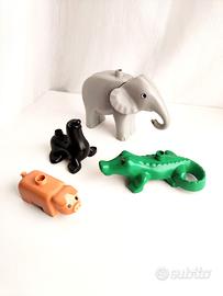 Lotto animali zoo LEGO Duplo vintage raro
