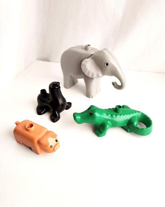 Lotto animali zoo LEGO Duplo vintage raro