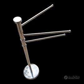 porta asciugamani acciaio con piantana