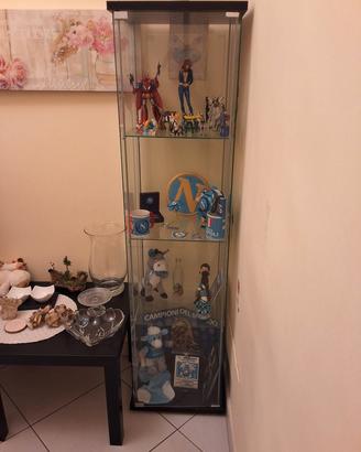 Vetrina e gadget del Napoli