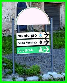 TOTEM - STRUTTURA ad ARCO PER FRECCE DIREZIONALI