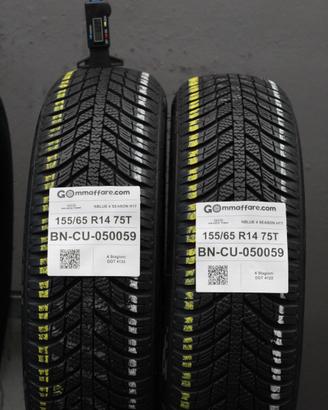 2 Pneumatici 155/65 R14 Nexen Tire Nblue 4 Season 