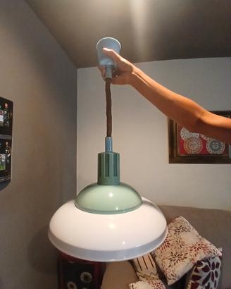 lampadario space age anni 70 