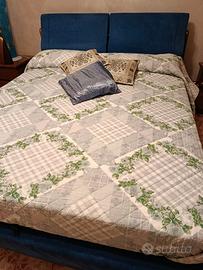 letto matrimoniale in alkantara 