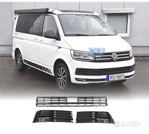 GRIGLIE VOLKSWAGEN VW T6 MULTIVAN 15-19 NERO LUCID