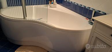 vasca da bagno con doccia integrata 