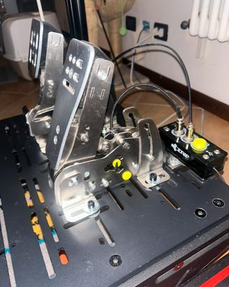 Pedaliera sim racing Ngasa 3Drap simulatore guida