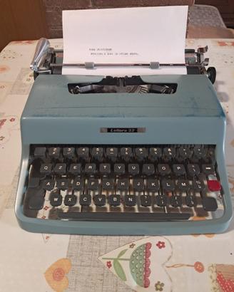 Olivetti macchina da scrivere lettera 32